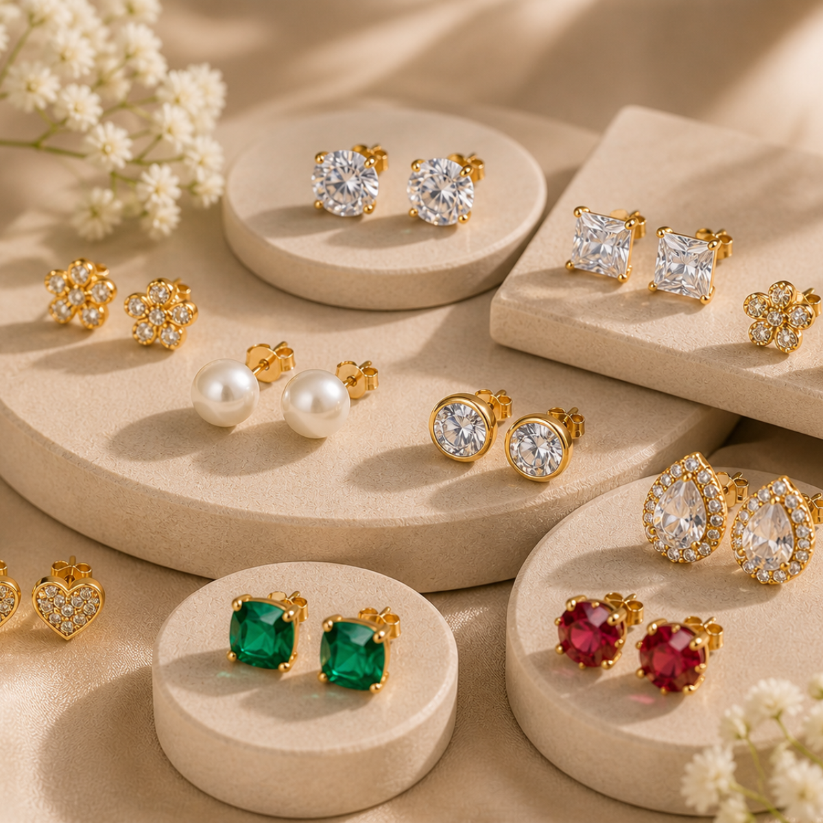Stud Earrings
